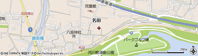 株式会社セブン　藍住店周辺の地図