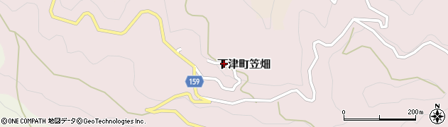 和歌山県海南市下津町笠畑周辺の地図