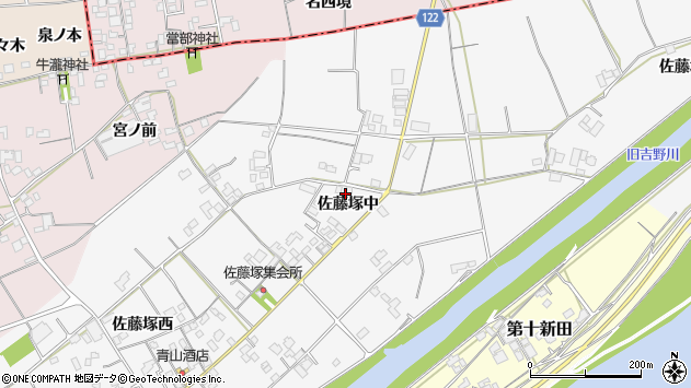 〒771-1342 徳島県板野郡上板町佐藤塚の地図