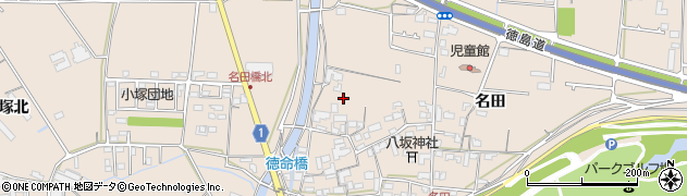 徳島県藍住町（板野郡）徳命周辺の地図