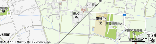 徳島県徳島市応神町吉成西吉成6周辺の地図