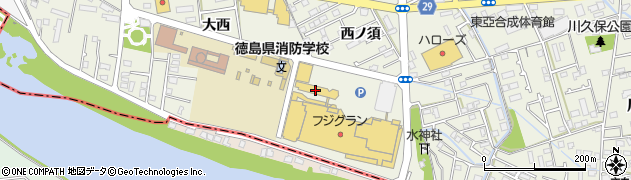 株式会社コムニカフジグラン北島店周辺の地図