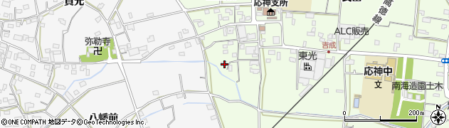 徳島県徳島市応神町吉成西吉成22周辺の地図