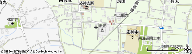徳島県徳島市応神町吉成西吉成39周辺の地図