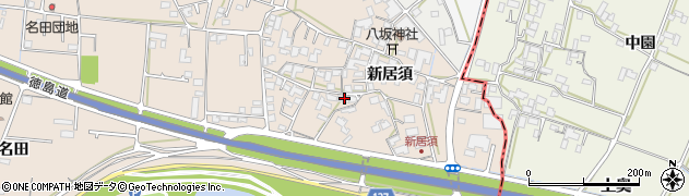 徳島県板野郡藍住町徳命新居須115周辺の地図