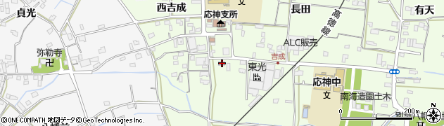 徳島県徳島市応神町吉成西吉成37周辺の地図