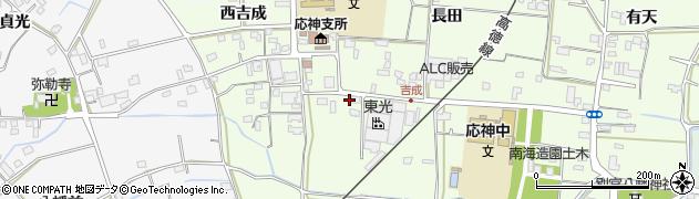徳島県徳島市応神町吉成西吉成40周辺の地図