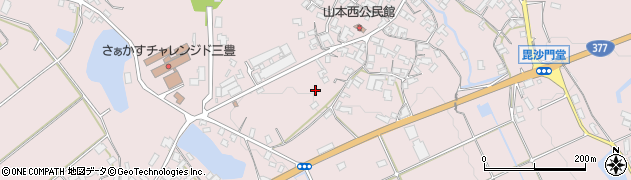 香川県三豊市山本町辻1472周辺の地図