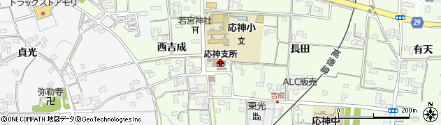 徳島県徳島市応神町吉成西吉成91周辺の地図