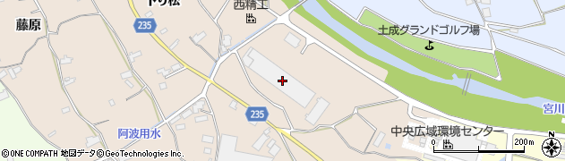 徳島県阿波市土成町宮川内古田217周辺の地図