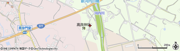 香川県三豊市山本町財田西543周辺の地図