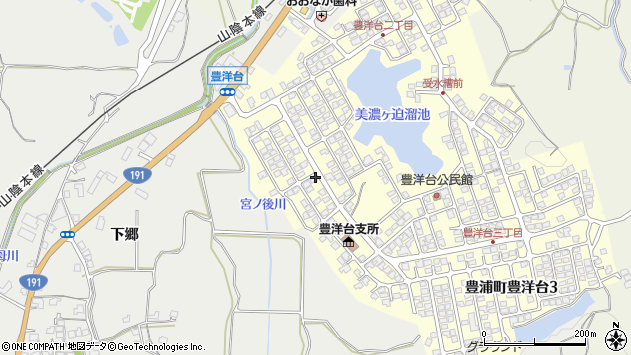 〒759-6313 山口県下関市豊浦町豊洋台新町の地図