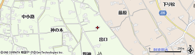 徳島県阿波市土成町吉田（出口）周辺の地図