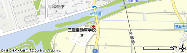 三豊自動車学校周辺の地図