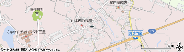 香川県三豊市山本町辻1812周辺の地図