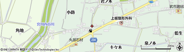 徳島県板野郡上板町西分君ノ木87周辺の地図