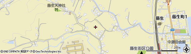 山口県岩国市藤生町周辺の地図
