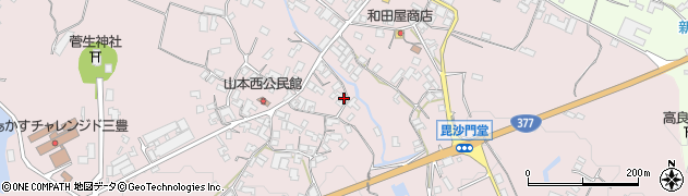 香川県三豊市山本町辻1819周辺の地図