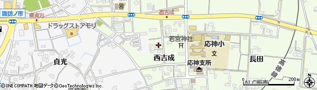 徳島県徳島市応神町吉成西吉成76周辺の地図