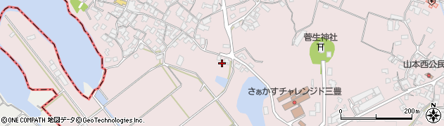 香川県三豊市山本町辻2856周辺の地図