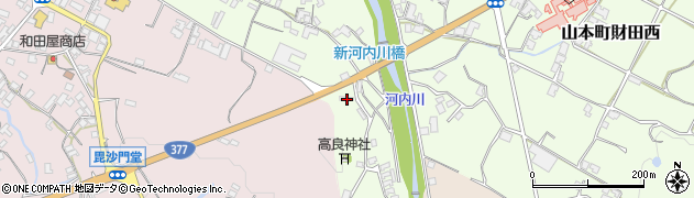 香川県三豊市山本町財田西565周辺の地図