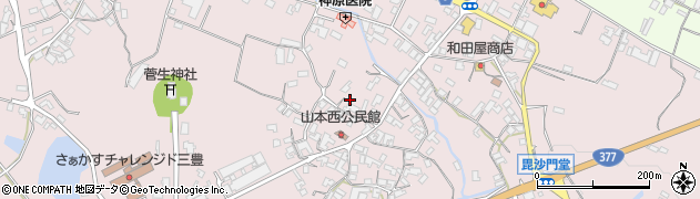 香川県三豊市山本町辻412周辺の地図