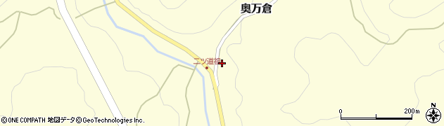 山口県宇部市奥万倉（二ツ道祖）周辺の地図