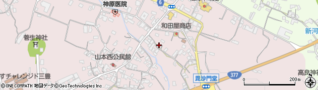香川県三豊市山本町辻1835周辺の地図