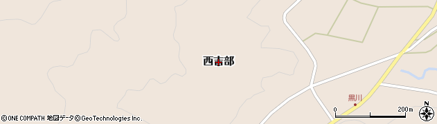 山口県宇部市西吉部周辺の地図