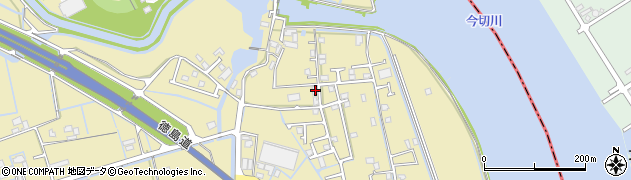 徳島県徳島市川内町米津56周辺の地図