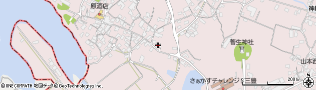 香川県三豊市山本町辻1251周辺の地図