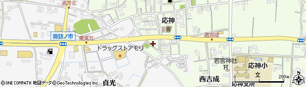 徳島県徳島市応神町吉成西吉成132周辺の地図