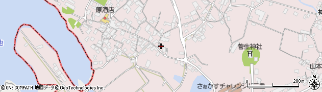 香川県三豊市山本町辻1250周辺の地図