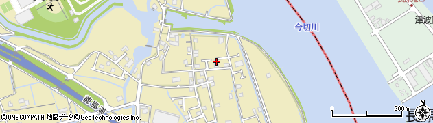 徳島県徳島市川内町米津39周辺の地図