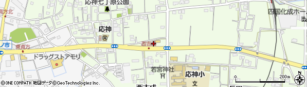 徳島県徳島市応神町吉成西吉成112周辺の地図