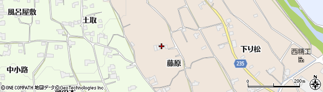 徳島県阿波市土成町宮川内（藤原）周辺の地図