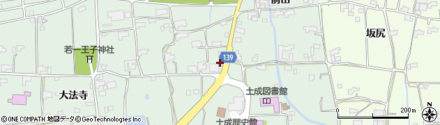 徳島県阿波市土成町土成前田72周辺の地図