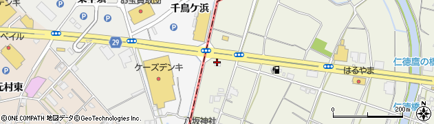 火間土 応神店周辺の地図