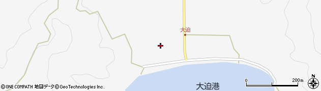 広島県呉市倉橋町大迫周辺の地図