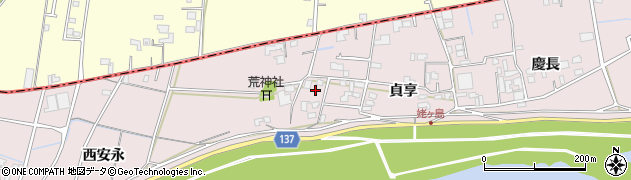 徳島県藍住町（板野郡）東中富（東安永）周辺の地図