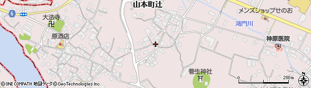 香川県三豊市山本町辻1286周辺の地図