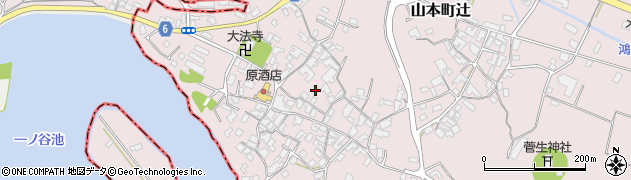 香川県三豊市山本町辻1089周辺の地図