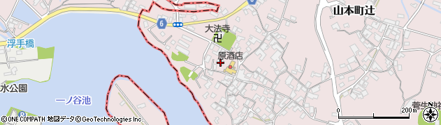 香川県三豊市山本町辻1045周辺の地図