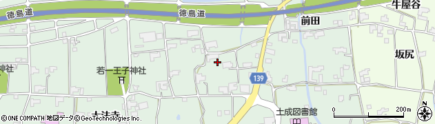 徳島県阿波市土成町土成前田27周辺の地図