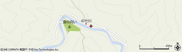 野迫川温泉ホテルのせ川周辺の地図