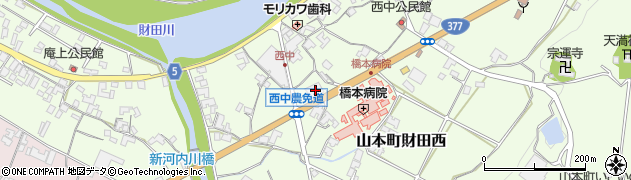 香川県三豊市山本町財田西746周辺の地図