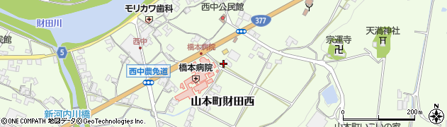 香川県三豊市山本町財田西688周辺の地図