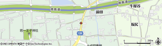 徳島県阿波市土成町土成前田77周辺の地図