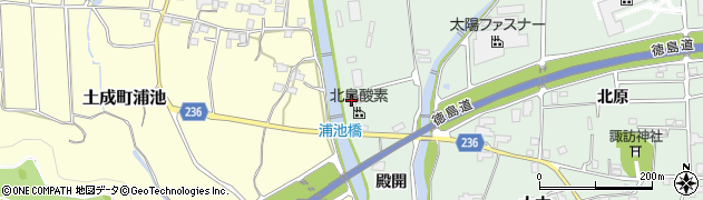 北島酸素株式会社　徳島工場周辺の地図