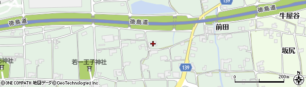 徳島県阿波市土成町土成前田24周辺の地図